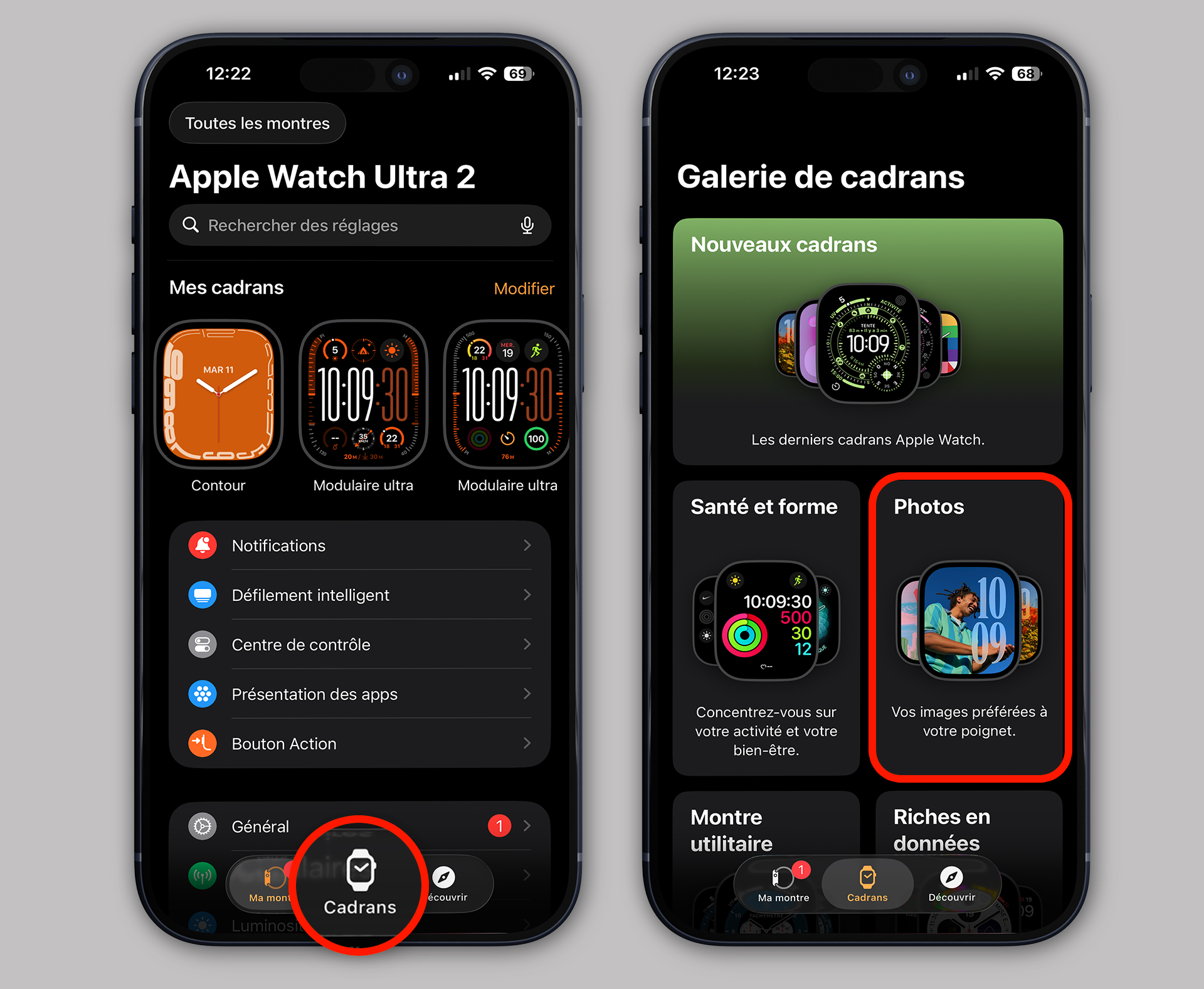 Apple Watch • Est-il possible d’ajouter un fond d’écran à votre montre ?