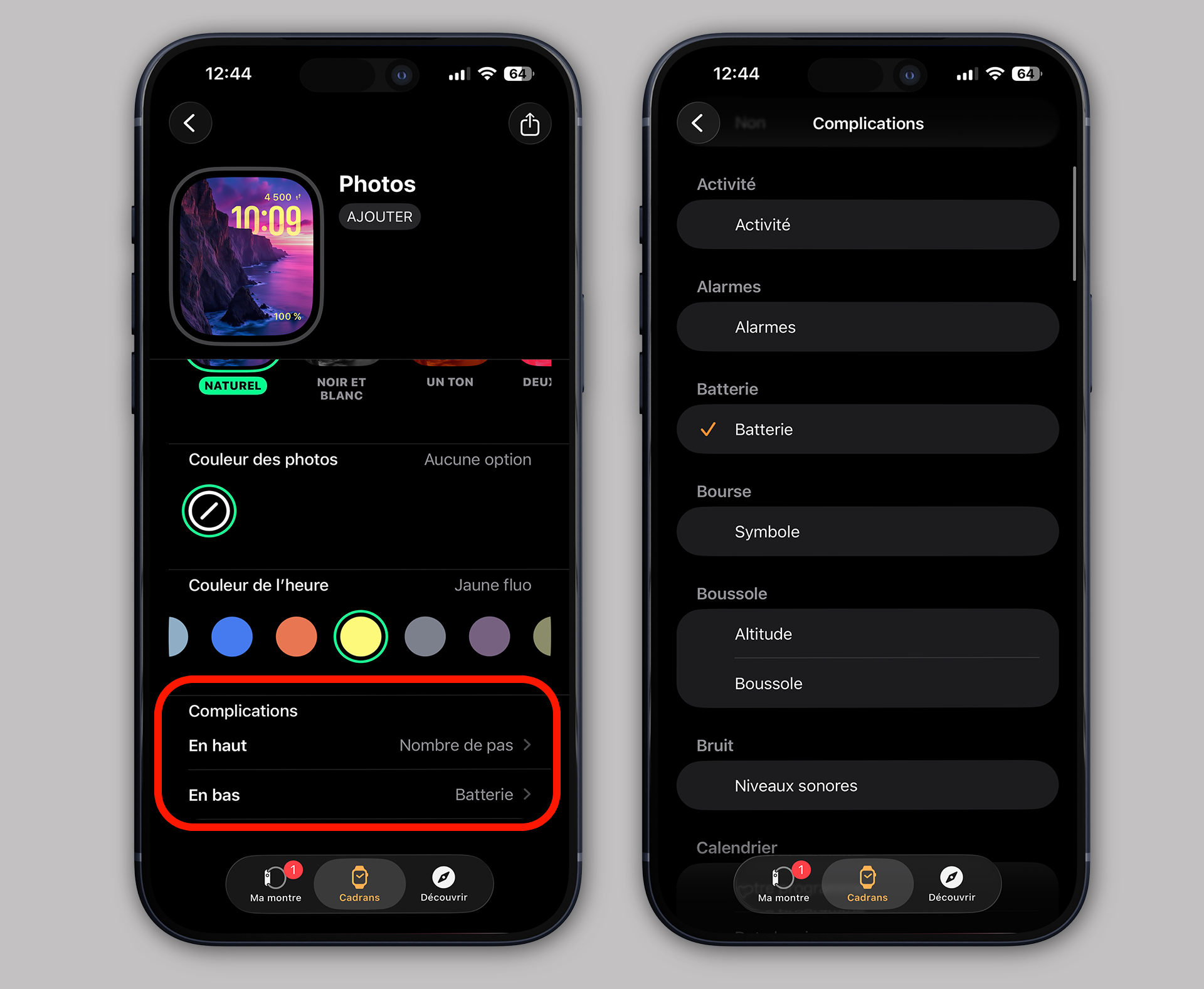 Apple Watch • Est-il possible d’ajouter un fond d’écran à votre montre ?