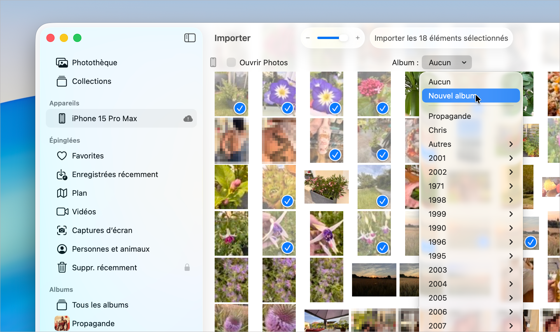 macOS • Accédez à toutes les photos de l’iPhone depuis Transfert d’images en USB