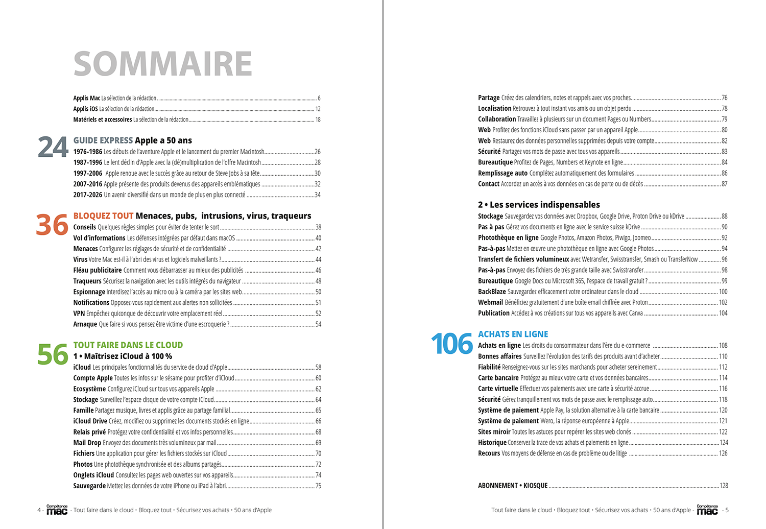 Compétence Mac 91 : Tout faire dans le cloud • Bloquez tout • Sécurisez vos achats en ligne • 50 ans d’Apple