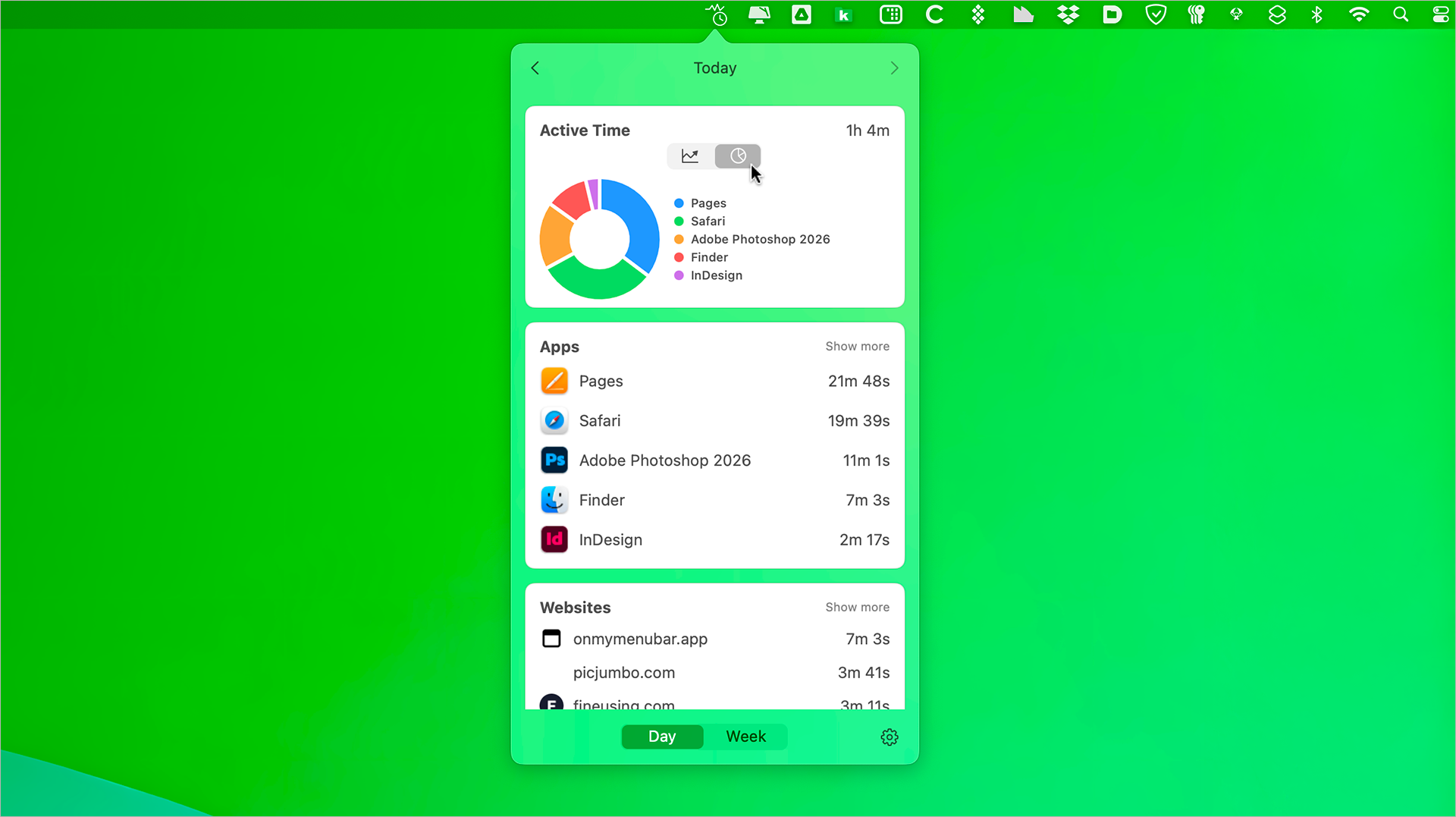 macOS • Traquez le temps passé à utiliser vos apps ou consulter des sites web
