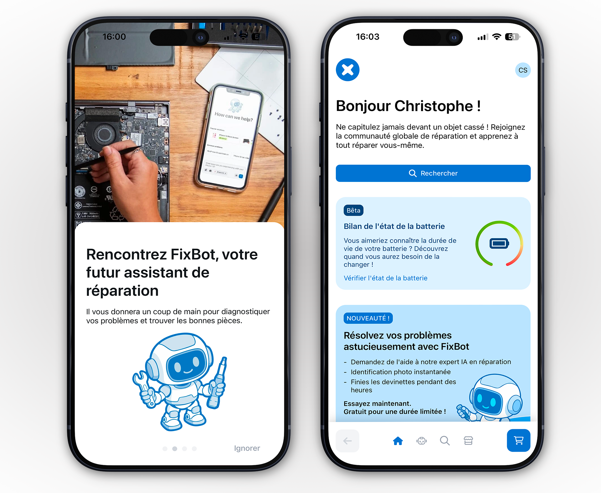 iOS • iFixit publie sa nouvelle application de réparation avec 125 000 manuels et de l’IA