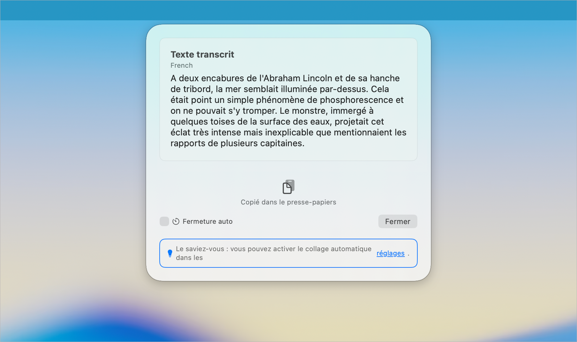macOS • Transcrivez rapidement et gratuitement votre voix sous la forme d’un texte