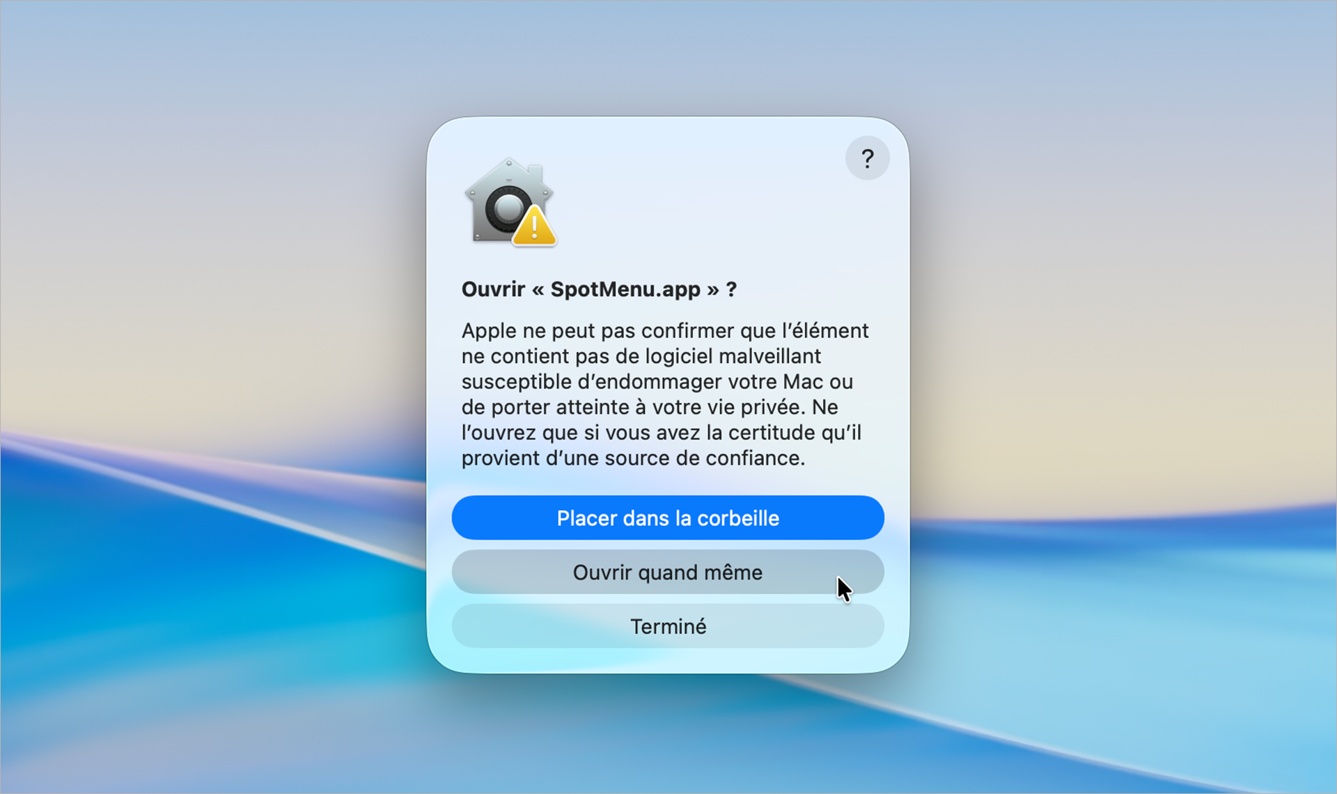 macOS • Comment forcer l’ouverture d’une application quand le système le refuse ?