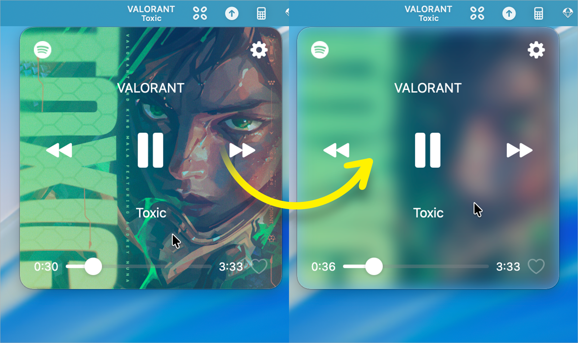 macOS • Commandez la musique que vous écoutez depuis la barre des menus