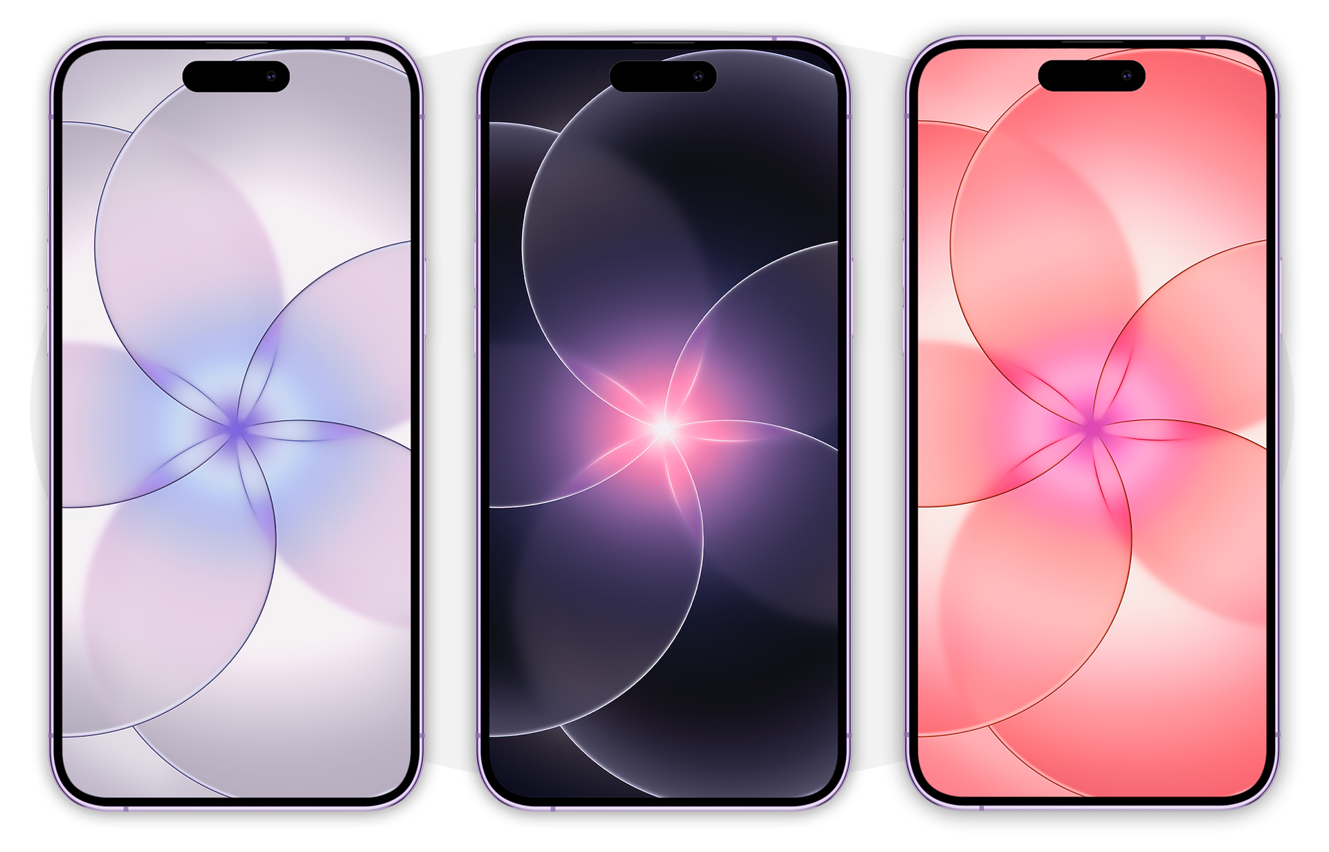 Fonds d'écran • Téléchargez les trois nouveaux arrière-plans de l'iPhone 17e