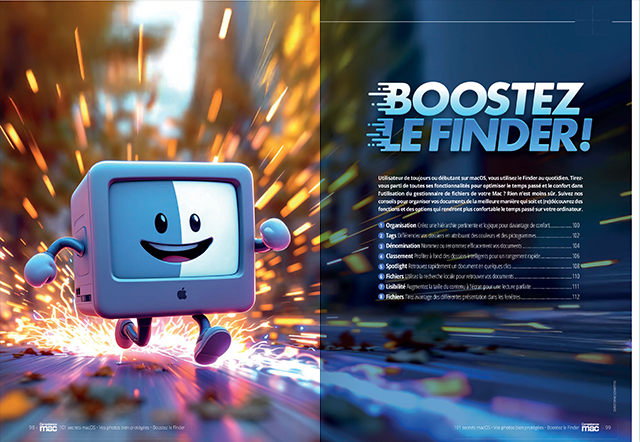 Compétence Mac 92 : 101 Secrets macOS • Boostez le Finder • Téléphonez avec votre Mac • Vos photos bien protégées