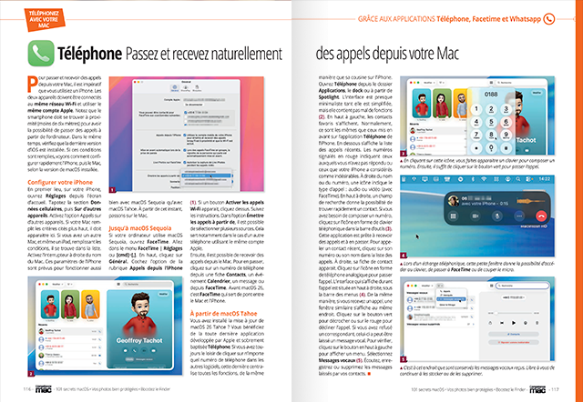 Compétence Mac 92 : 101 Secrets macOS • Boostez le Finder • Téléphonez avec votre Mac • Vos photos bien protégées