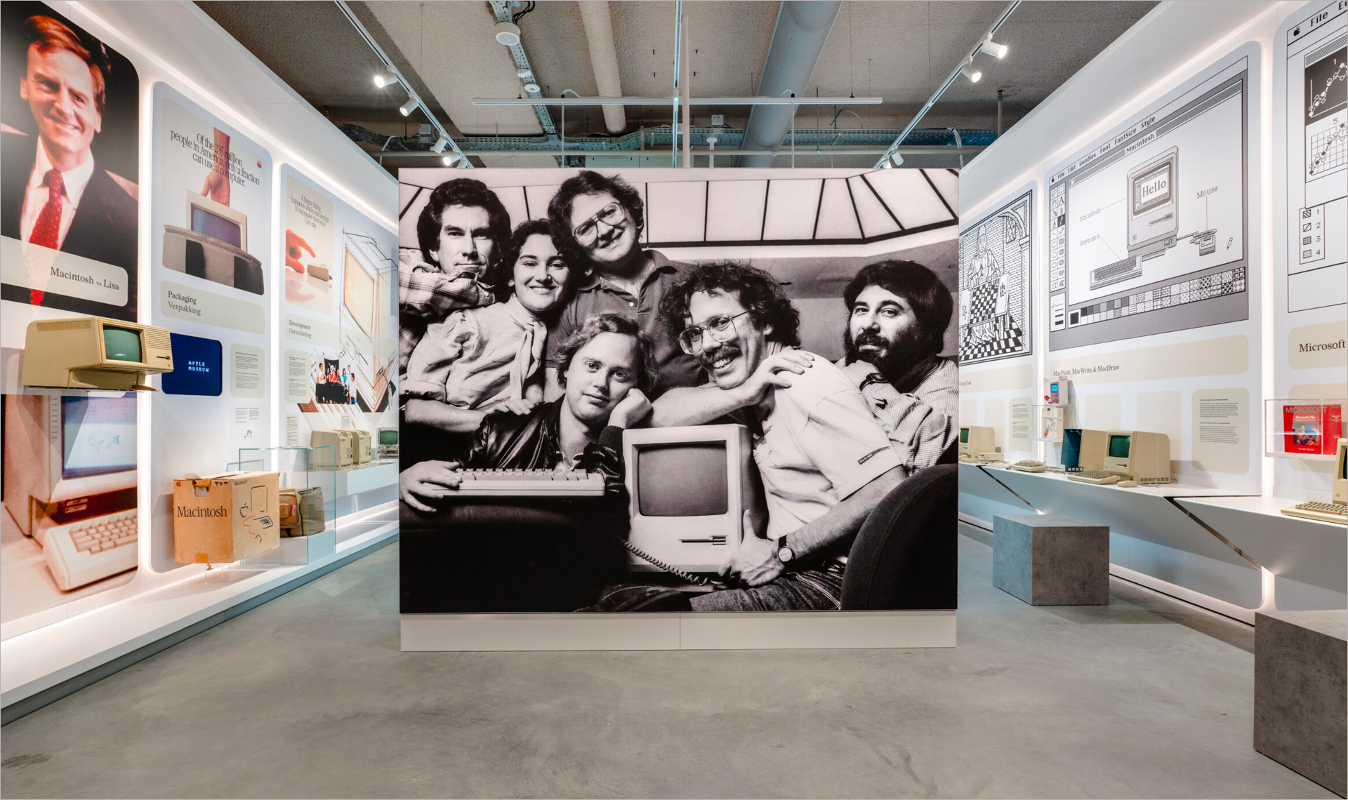 Vue de l'un des espaces. Photo © Apple Museum.