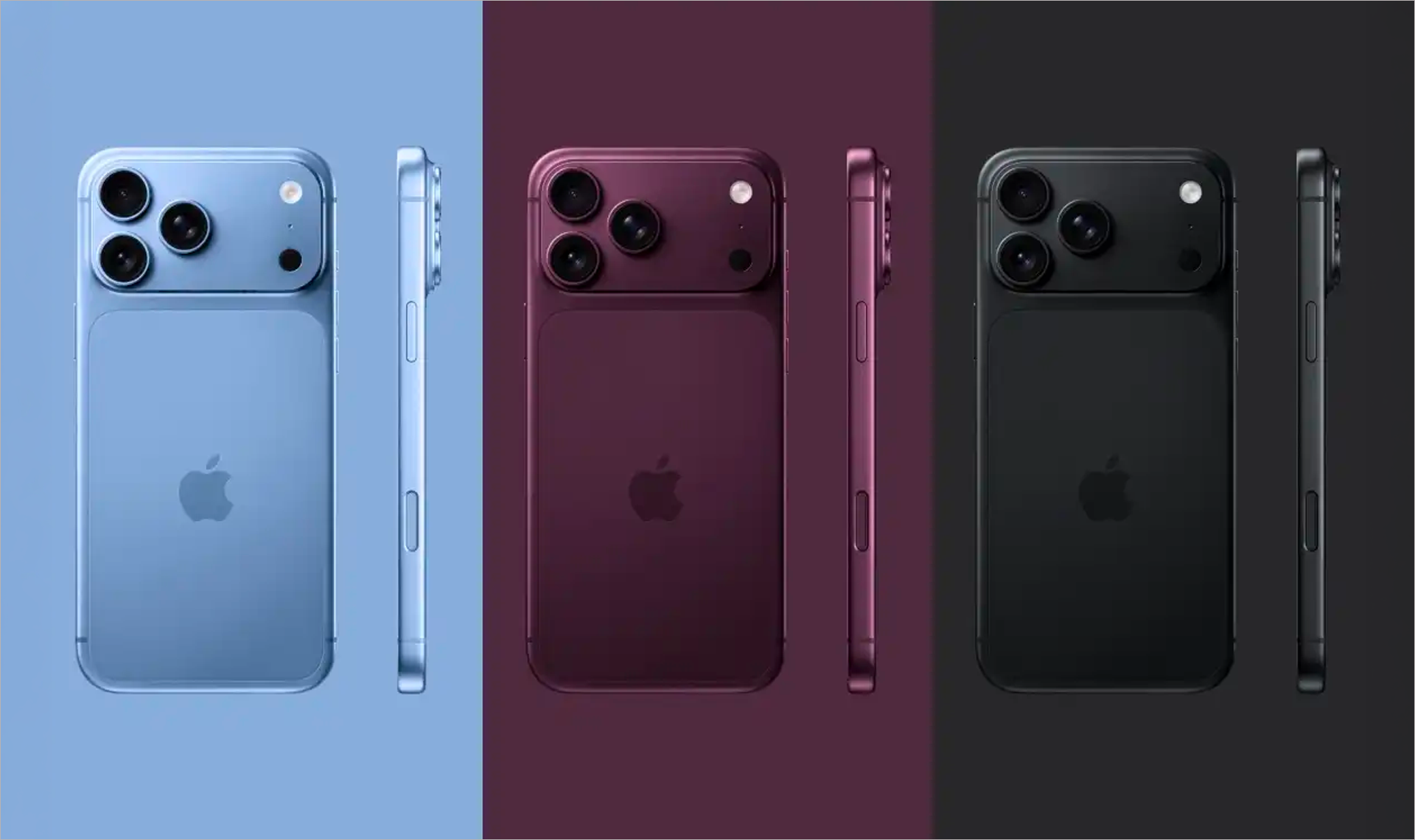 Les nouvelles couleurs des iPhone Pro pour 2027 ? Montage © Macworld.