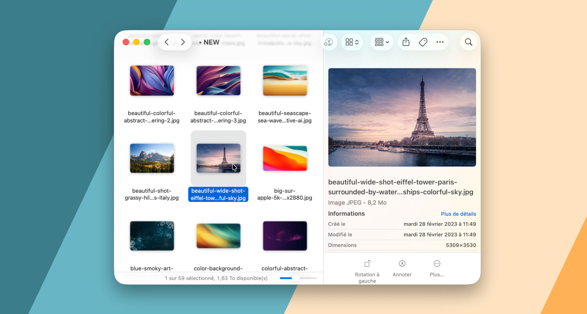 Astuce macOS : faites pivoter des images directement depuis le Finder
