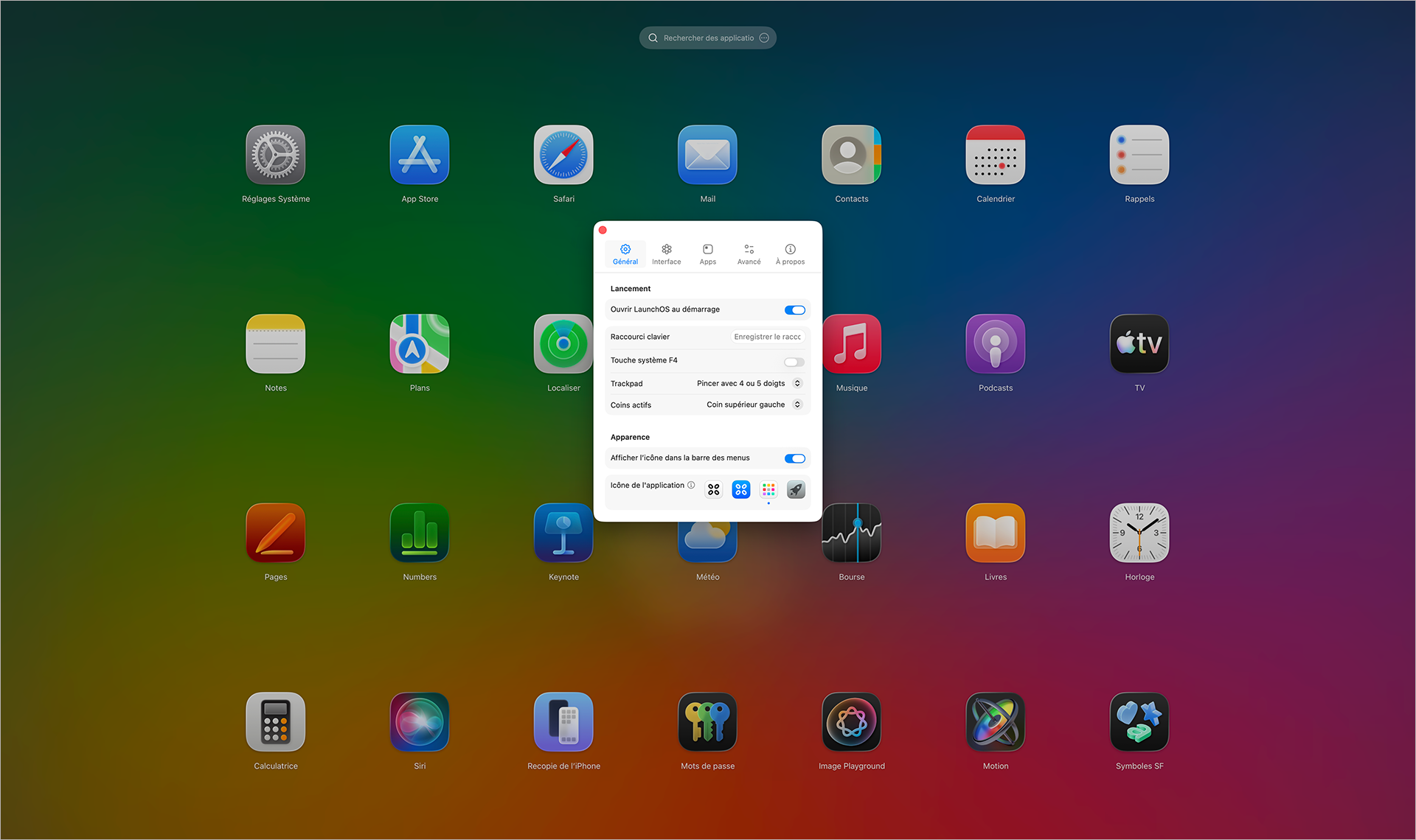 macOS • LaunchOS, le meilleur successeur du Launchpad, passe en version 2.0