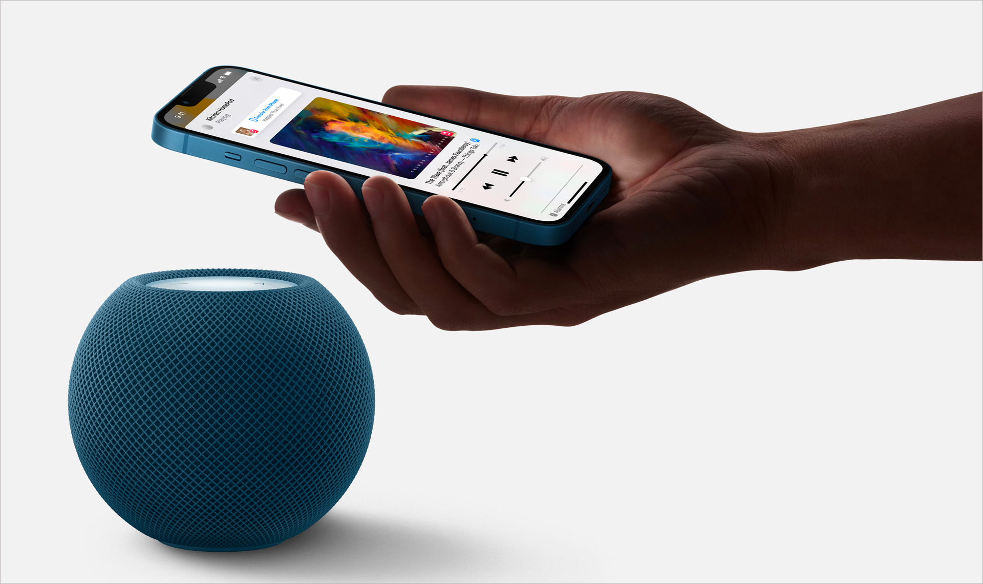 HomePod mini actuel. Photo © Apple.