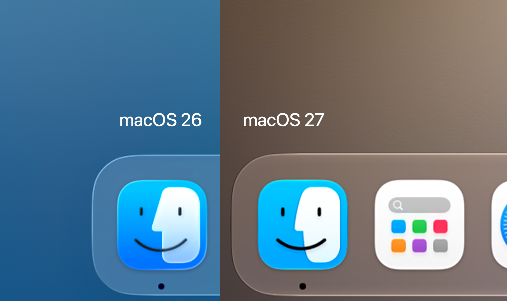 Vous ne rêvez pas ! Apple a encore revu l'icône du Finder.