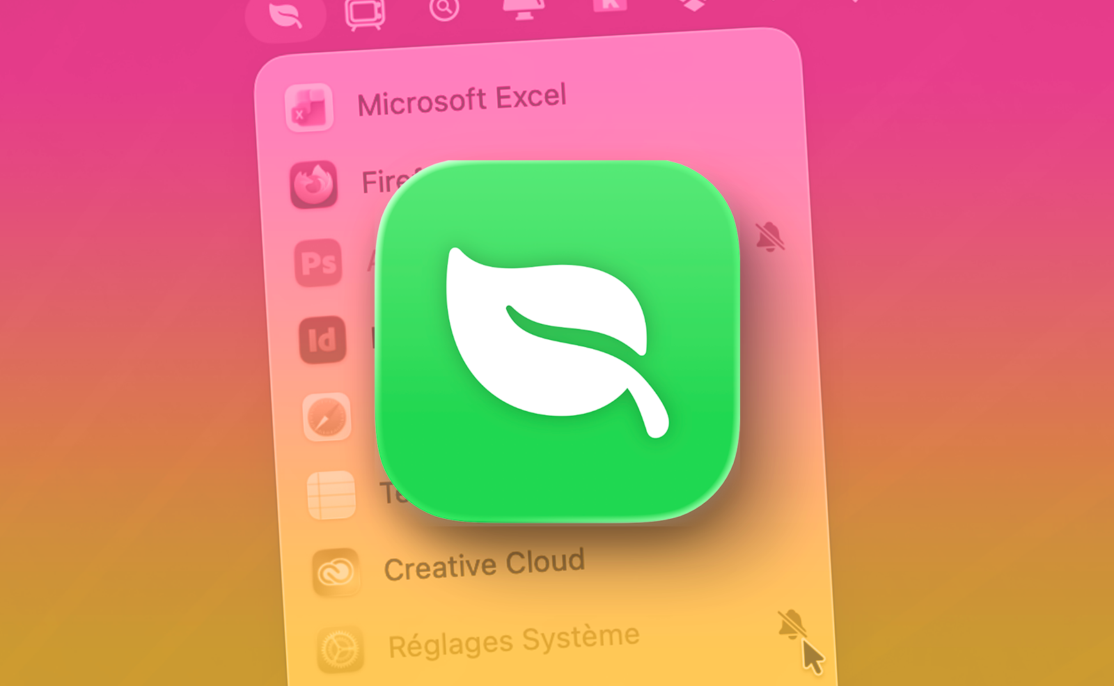 macOS • Quittez les applications ouvertes non utilisées après une durée choisie