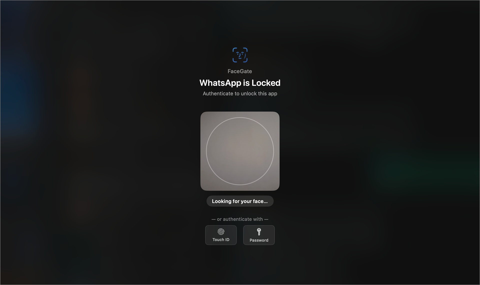 macOS • Verrouillez vos applications Mac grâce à la reconnaissance faciale