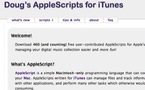 iTunes • Le plein de scripts