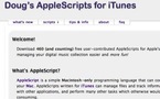 iTunes • Le plein de scripts iTunes • Le plein de scripts