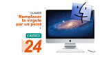 Clavier • Remplacez la virgule par un point