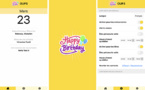 iPhone • N'oubliez plus anniversaires et fêtes de vos proches grâce à l'application Oups