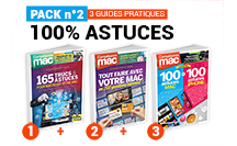 PACK n°2 : 100% Astuces (3 guides pratiques Compétence Mac)