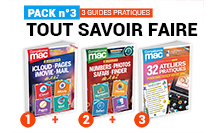 PACK n°3 : Tout Savoir Faire (3 guides pratiques Compétence Mac)