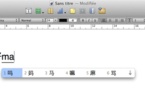 Vous apprenez le Chinois ? Entraînez-vous sur votre Mac !