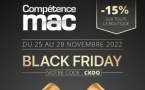 Compétence Mac fait son Black Friday, du 25 au 28 novembre 2022 Compétence Mac fait son Black Friday, du 25 au 28 novembre 2022
