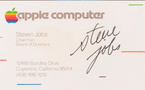 Insolite • Une carte de visite d’Apple signée par Steve Jobs vendue plus de 100 000$ Insolite • Une carte de visite d’Apple signée par Steve Jobs vendue plus de 100 000$