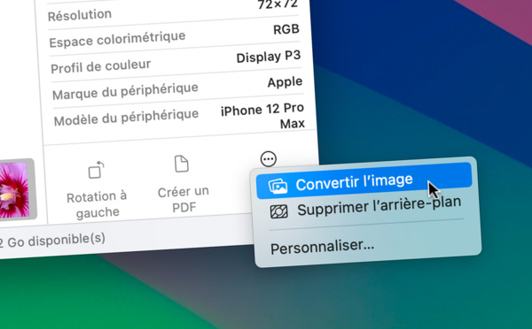 macOS • Convertissez une image HEIC en JPEG ou PNG en quelques clics