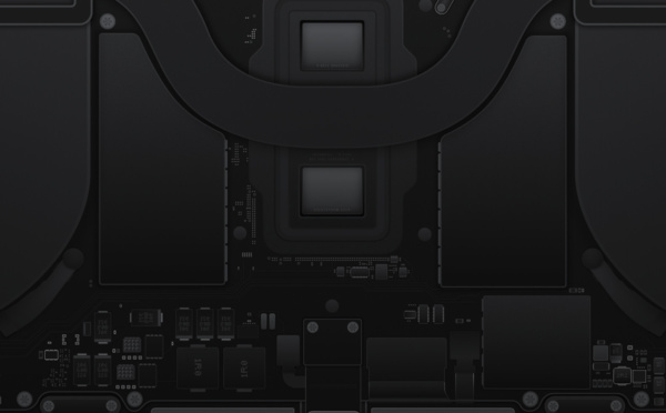 Fond d’écran • Affichez l’intérieur du MacBook Pro M3 en arrière-plan