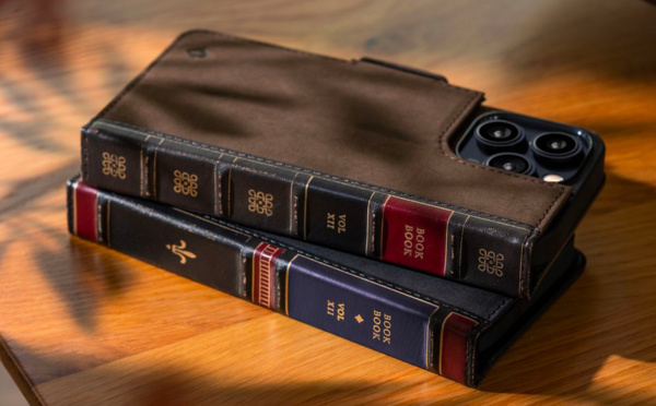 Accessoires • Twelve South ressort ses étuis en cuir BookBook pour le dernier iPhone