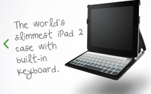 Une housse-clavier bluetooth ultra-plate pour l'iPad 2