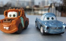 L'iPad et les petites voitures Cars