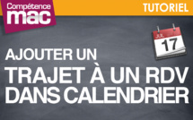 Ajouter un trajet à un rendez-vous dans Calendrier • Mavericks (tutoriel vidéo)