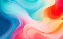 Personnalisation • Un nouveau fond d’écran abstrait et coloré à utiliser avec votre Mac, iPhone ou iPad