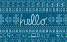 Fonds d'écran • Même les Mac (et les iPhone) ont droit aux pulls moches pour Noël !